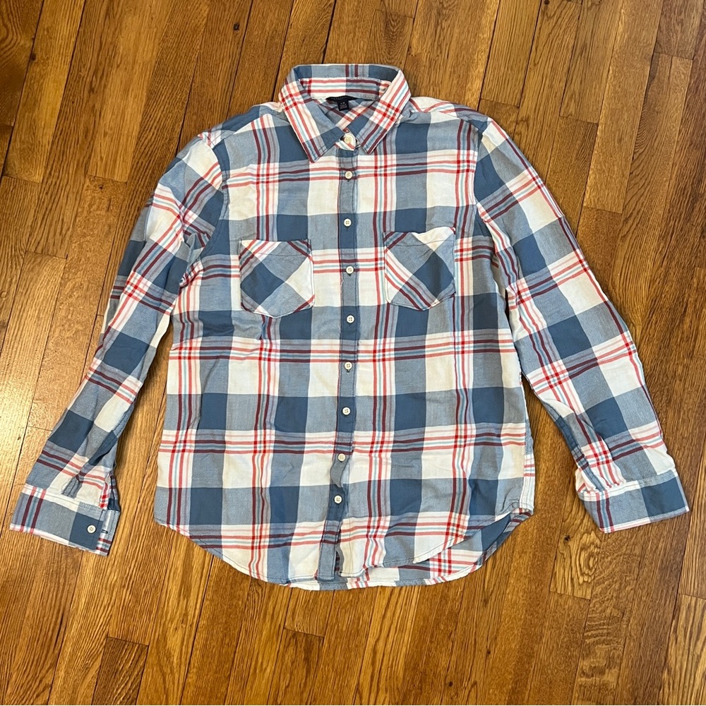 Aeropostale Plaid Button Up